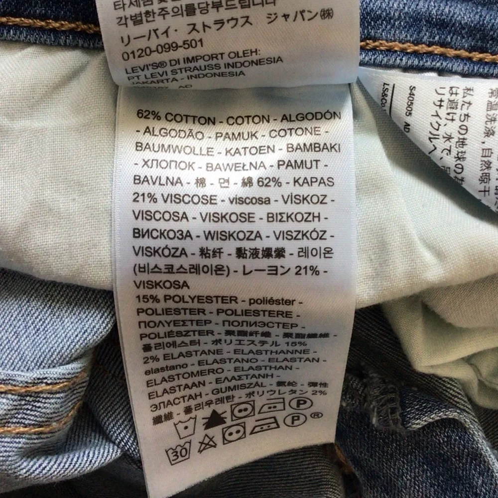 LEVI’S 711 SKINNY ANKLE PLUS SIZE MID~RISE🎀🎀 - Picture 7 of 11